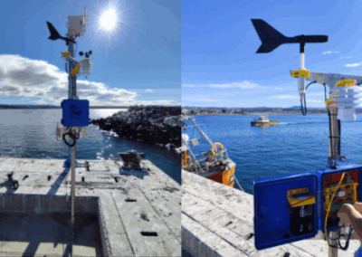 Observatorio Oceanográfico Golfo San Jorge suma una estación en Caleta Córdova