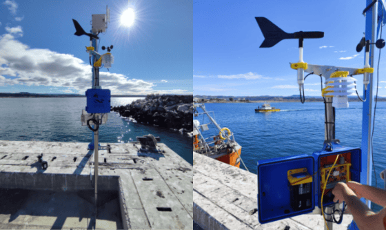 Observatorio Oceanográfico Golfo San Jorge suma una estación en Caleta Córdova