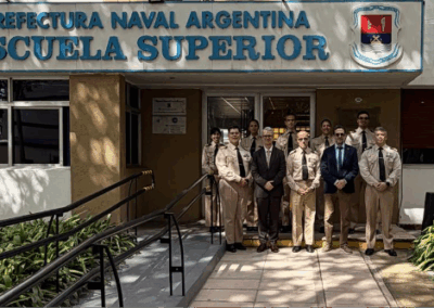 Prefectura Naval Argentina recibió un reconocimiento de Corea del Sur por un rescate