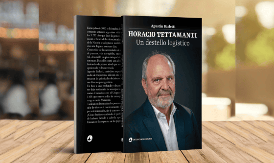 Presentan en la Feria del Libro un libro sobre la gestión portuaria y logística de Horacio Tettamanti