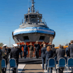 Botadura en Tandanor: el remolcador ARA «Pampero» inicia su camino hacia la Armada Argentina