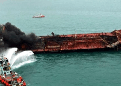 Carguero con trigo se hundió en el mar de Azov