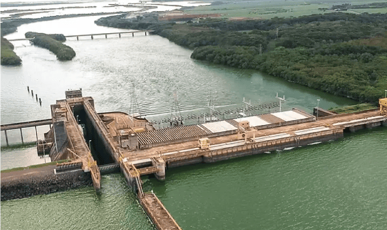Brasil triplica su capacidad hidroviaria: el canal Nueva Avanhandava en la Hidrovia Tietê-Paraná alcanza el 97 % de ejecución