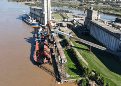 La Unión Agrícola de Avellaneda lidera la exportación de sorgo a China con un nuevo embarque desde Rosario