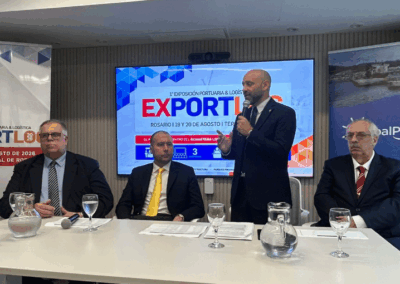 EXPORTLOG, la primera exposición portuaria y logística del Litoral y Centro de Argentina, se presentó en Buenos Aires