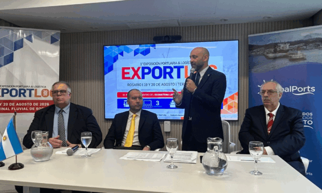 EXPORTLOG, la primera exposición portuaria y logística del Litoral y Centro de Argentina, se presentó en Buenos Aires