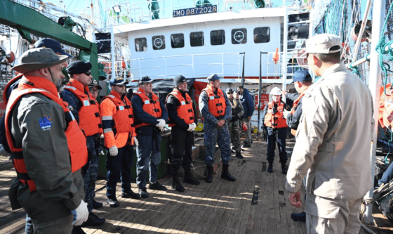 Prefectura fortalece la cooperación internacional contra la pesca ilegal