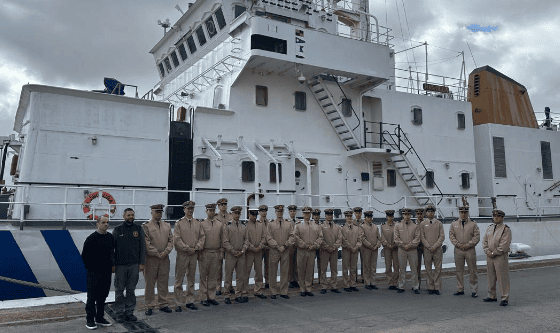 La Prefectura Naval Argentina capacitó a su personal en el combate a la pesca ilegal en aguas argentinas