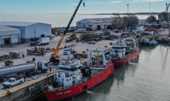 Campaña langostino Puerto Rosales: Conarpesa cerró el circuito con 140 toneladas exportadas