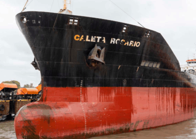 Tandanor completó una intervención integral sobre el buque tanque Caleta Rosario