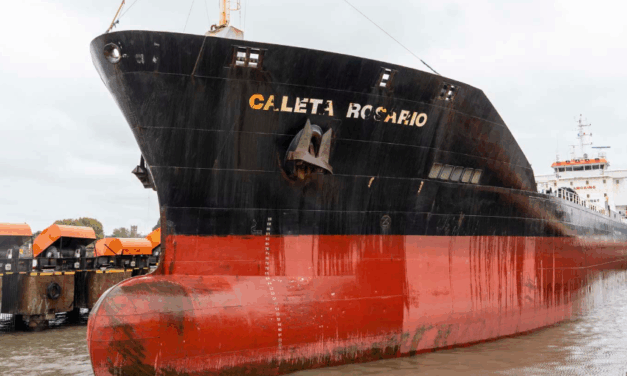 Tandanor completó una intervención integral sobre el buque tanque Caleta Rosario