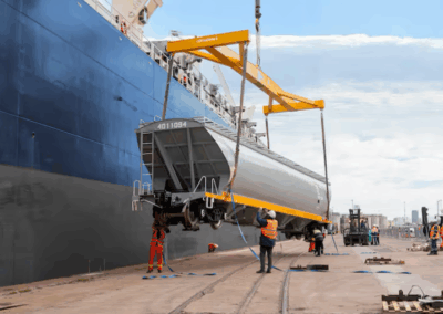 Exención aduanera para material ferroviario: qué insumos ingresan al país y por qué puertos