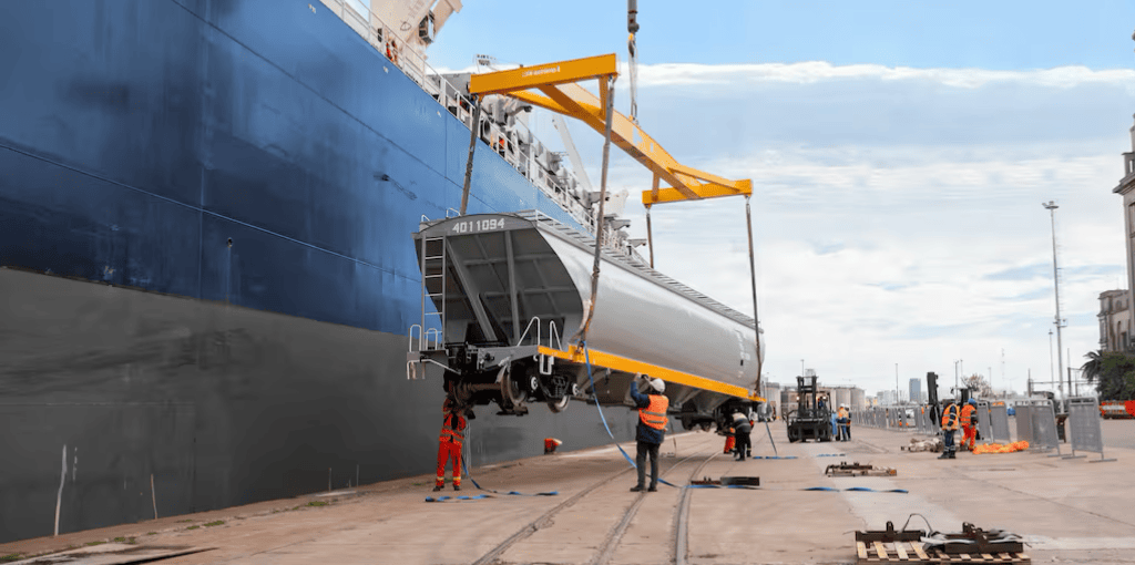 Exención aduanera para material ferroviario: qué insumos ingresan al país y por qué puertos