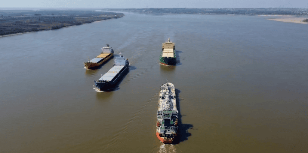 Exportaciones agroindustriales 2026: la Hidrovía argentina, bajo presión récord