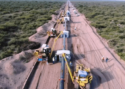 La UTE Sicim-Víctor Contreras construirá el primer gasoducto onshore de exportación de GNL de Argentina