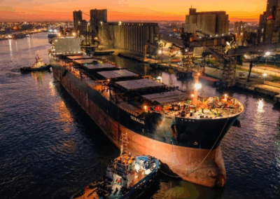 Puerto Quequén: la megaoperación de 68.000 toneladas de soja con destino a China