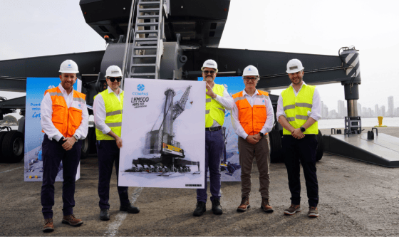 Liebherr LHM 600: la grúa móvil más grande de Colombia opera en Compas Cartagena