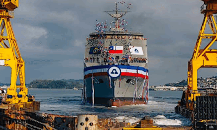 Chile concretó la botadura del Magallanes, primer buque del Proyecto Escotillón IV