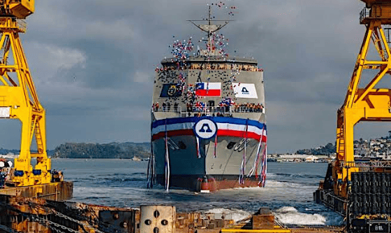 Chile concretó la botadura del Magallanes, primer buque del Proyecto Escotillón IV