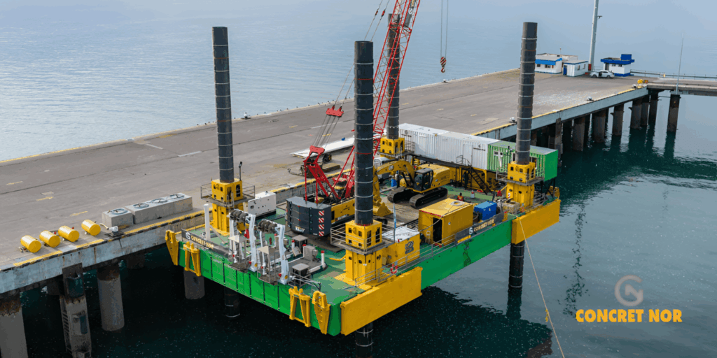 Concret-Nor completa el Combifloat C7: la plataforma que operará en el tendido offshore de VMOS
