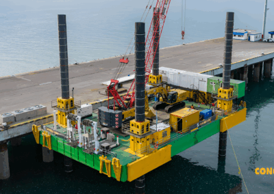 Concret-Nor completa el Combifloat C7: la plataforma que operará en el tendido offshore de VMOS