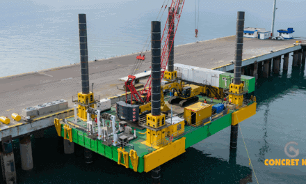 Concret-Nor completa el Combifloat C7: la plataforma que operará en el tendido offshore de VMOS
