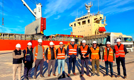 El Puerto Concepción del Uruguay concreta su primera exportación de soja no GMO: 12.000 toneladas rumbo a Dinamarca