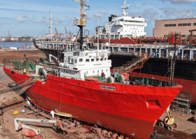 TANDANOR completó la reparación integral del pesquero de arrastre Talismán