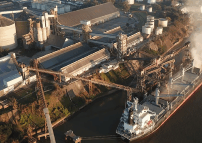 Buques anunciados para embarque: San Lorenzo y Bahía Blanca concentran 5,1 millones de toneladas