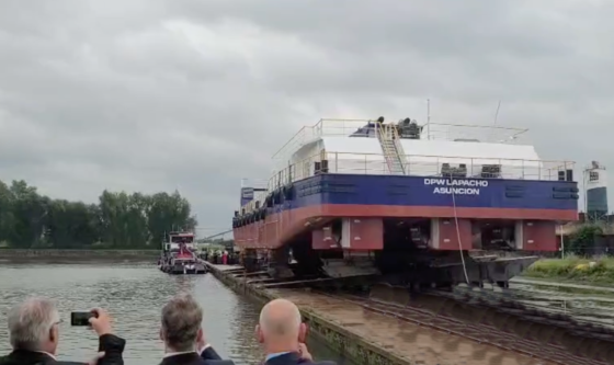 Empujador fluvial para la Hidrovía Paraguay-Paraná: 5.400 HP y 1,95 metros de calado