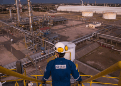Exportación de GLP desde Bahía Blanca: Mega vuelca todo su volumen incremental al mercado externo