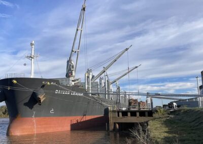 El transporte fluvial de granos por cabotaje crece en Argentina y Entre Ríos es su principal protagonista
