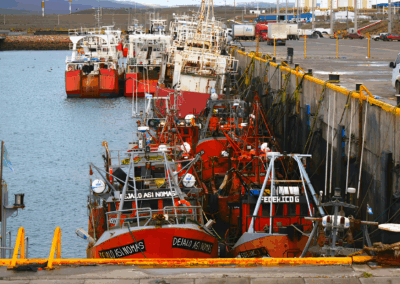 Pan American Energy le encargó a Prelast 96 defensas para tres muelles de Puerto Caleta Paula
