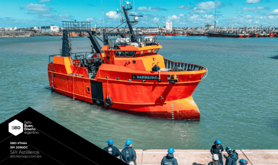 SPI Astilleros recibió el Sello de Buen Diseño Argentino por el SPI 2090DC