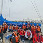 Formación náutica: 28 futuros Patrones de Yate se midieron con ráfagas de 29 nudos en el Río de la Plata