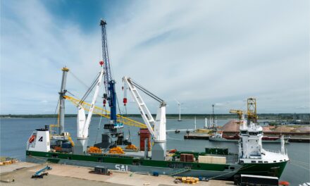 Grúa Liebherr LPS 550: Marsa Maroc estrena en Casablanca la primera de África