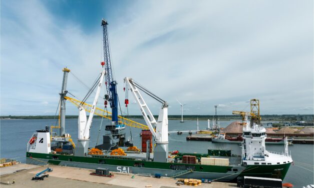 Grúa Liebherr LPS 550: Marsa Maroc estrena en Casablanca la primera de África