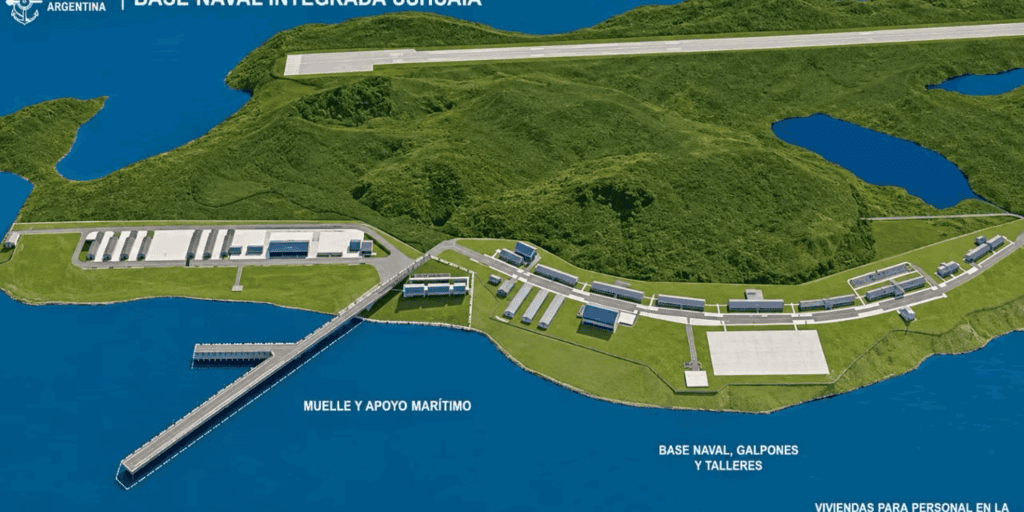 Defensa lanzó la licitación del muelle militar de la Base Naval Integrada Ushuaia: $189.321 millones y 36 meses de obra