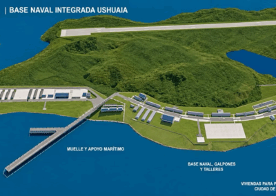 Defensa lanzó la licitación del muelle militar de la Base Naval Integrada Ushuaia: $189.321 millones y 36 meses de obra