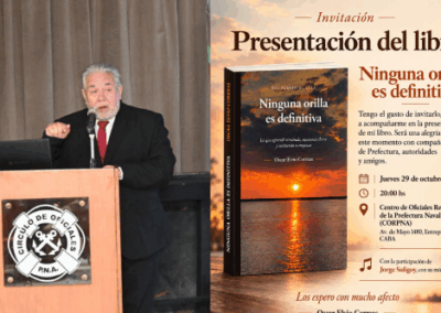 Oscar Correas publica su autobiografía literaria: “Ninguna orilla es definitiva”