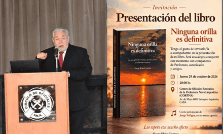 Oscar Correas publica su autobiografía literaria: “Ninguna orilla es definitiva”