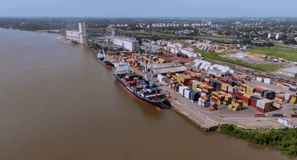La terminal de contenedores del Puerto de Rosario roza en nueve meses el volumen de todo 2025