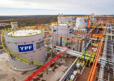 La planta de tratamiento de crudo de La Angostura Sur ya funciona: el petróleo de YPF tiene rumbo al VMOS