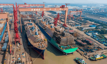 Industria naval: portacontenedores y supertanqueros saturan los astilleros chinos hasta 2030