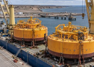 ¿Cómo se arma el VMOS en el mar? Del Combifloat C7 a las monoboyas