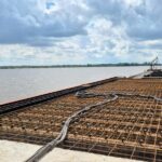 Puerto Ibicuy reactiva el Muelle Isla para llevar arena a Vaca Muerta